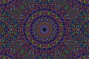 Download Seamless Kaleidoscope Mandala Pattern - Premium Bundle