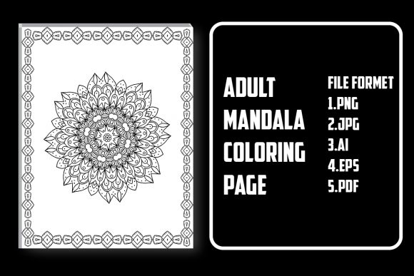 Download Adult Mandala Coloring Page - Premium Resources