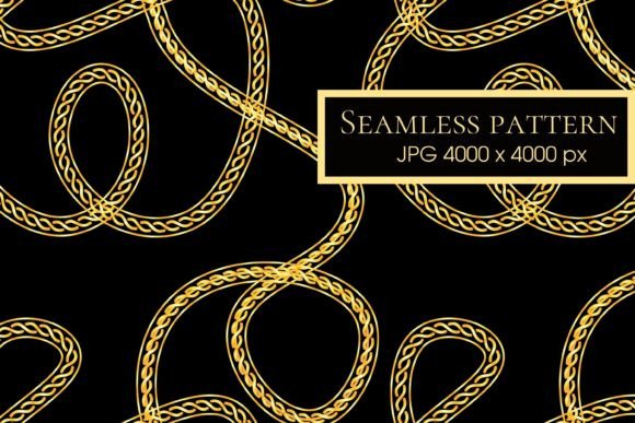 Download Bohemian Pattern with Gold Chains - Bohemian Collection