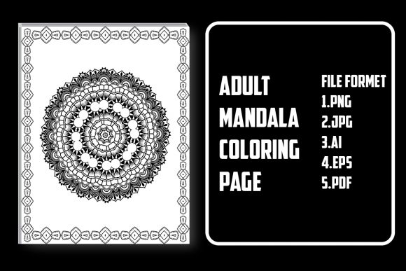 Download Adult Mandala Coloring Page - Adult mandala coloring page Collection