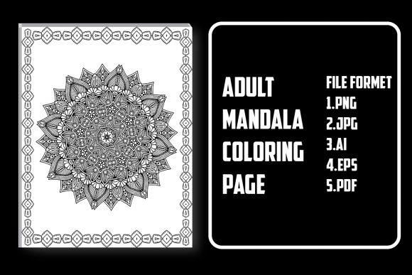 Download Adult Mandala Coloring Page - Adult mandala coloring page Collection